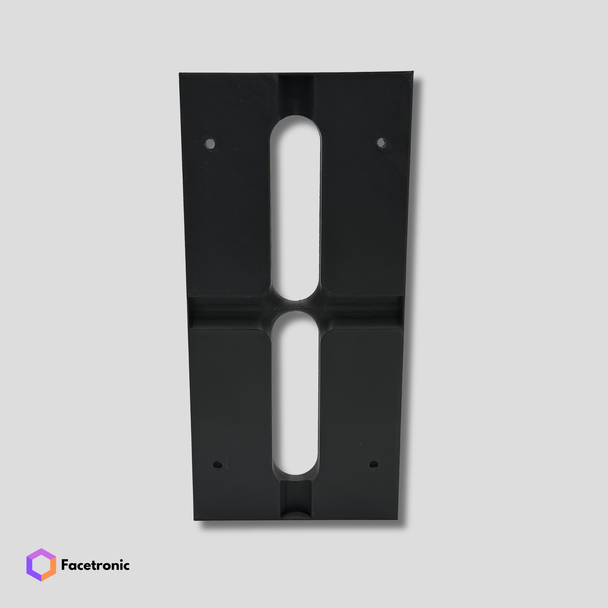 Adapterplatte mit Kabelauslass für Facetronic IDA Edelstahlgehäuse