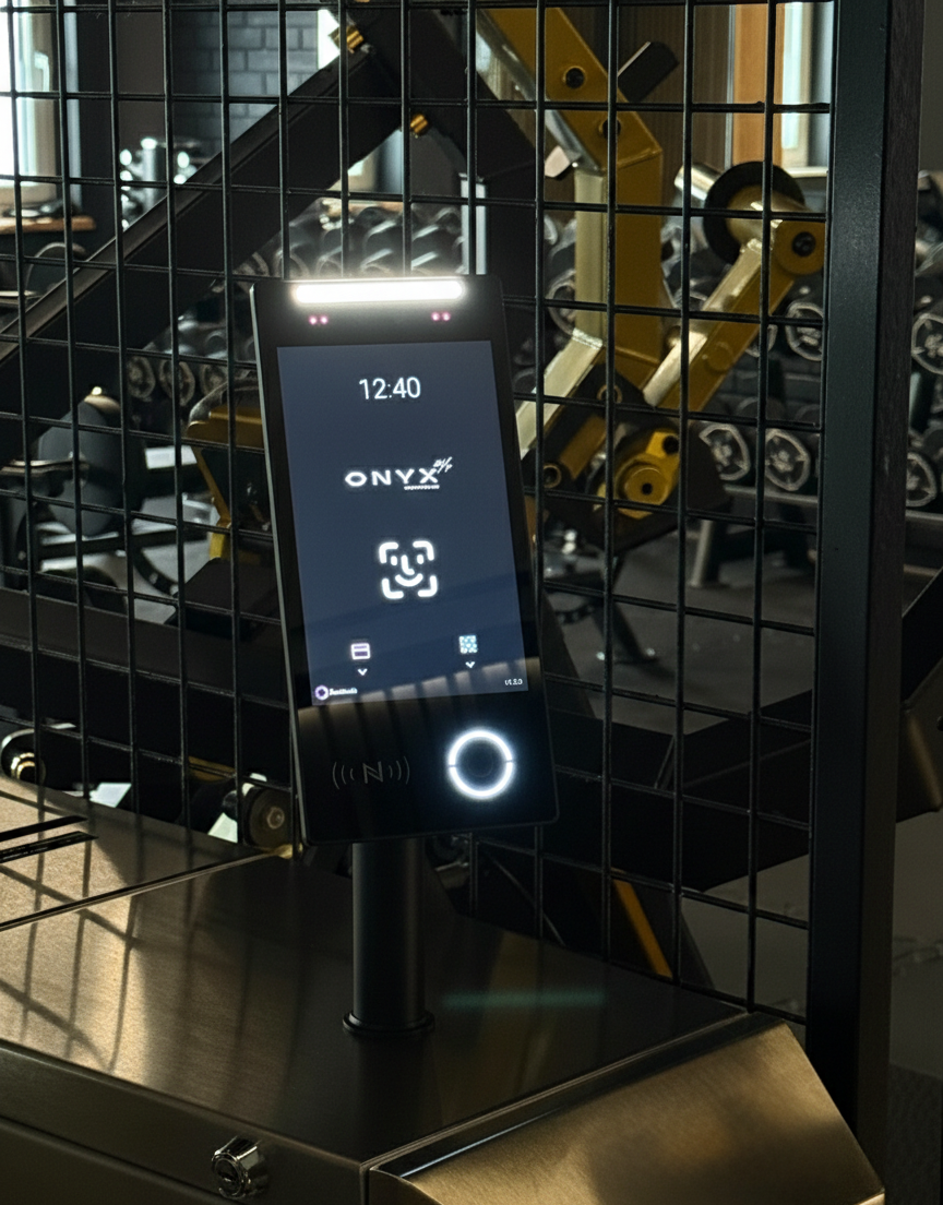 Facetronic IDA Leser Drehkreuzmontage